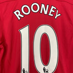 Shop 2011/12 MANCHESTER UNITED ROONEY #10 HOME SHIRT (L) NIKE, classic football shirts, vintage football shirts & retro soccer jerseys at Cult Kits