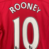 Shop 2011/12 MANCHESTER UNITED ROONEY #10 HOME SHIRT (L) NIKE, classic football shirts, vintage football shirts & retro soccer jerseys at Cult Kits