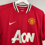 Shop 2011/12 MANCHESTER UNITED ROONEY #10 HOME SHIRT (M) NIKE, classic football shirts, vintage football shirts & retro soccer jerseys at Cult Kits