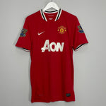 Shop 2011/12 MANCHESTER UNITED ROONEY #10 HOME SHIRT (M) NIKE, classic football shirts, vintage football shirts & retro soccer jerseys at Cult Kits