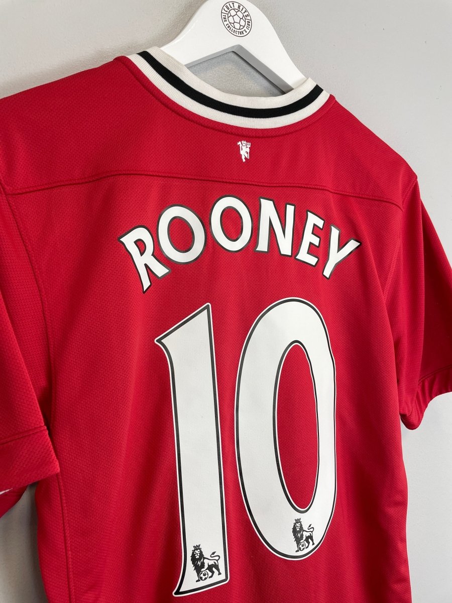 2011/12 MANCHESTER UNITED ROONEY 10 HOME SHIRT (M) NIKE - Cult Kits - Medium - Buy Vintage Football Shirts, Authentic Retro Football Shirts For Sale, Classic Football Shirts & Soccer Jersey