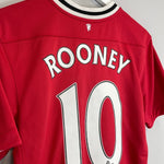 2011/12 MANCHESTER UNITED ROONEY 10 HOME SHIRT (M) NIKE - Cult Kits - Medium - Buy Vintage Football Shirts, Authentic Retro Football Shirts For Sale, Classic Football Shirts & Soccer Jersey