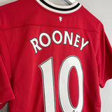2011/12 MANCHESTER UNITED ROONEY 10 HOME SHIRT (M) NIKE - Cult Kits - Medium - Buy Vintage Football Shirts, Authentic Retro Football Shirts For Sale, Classic Football Shirts & Soccer Jersey