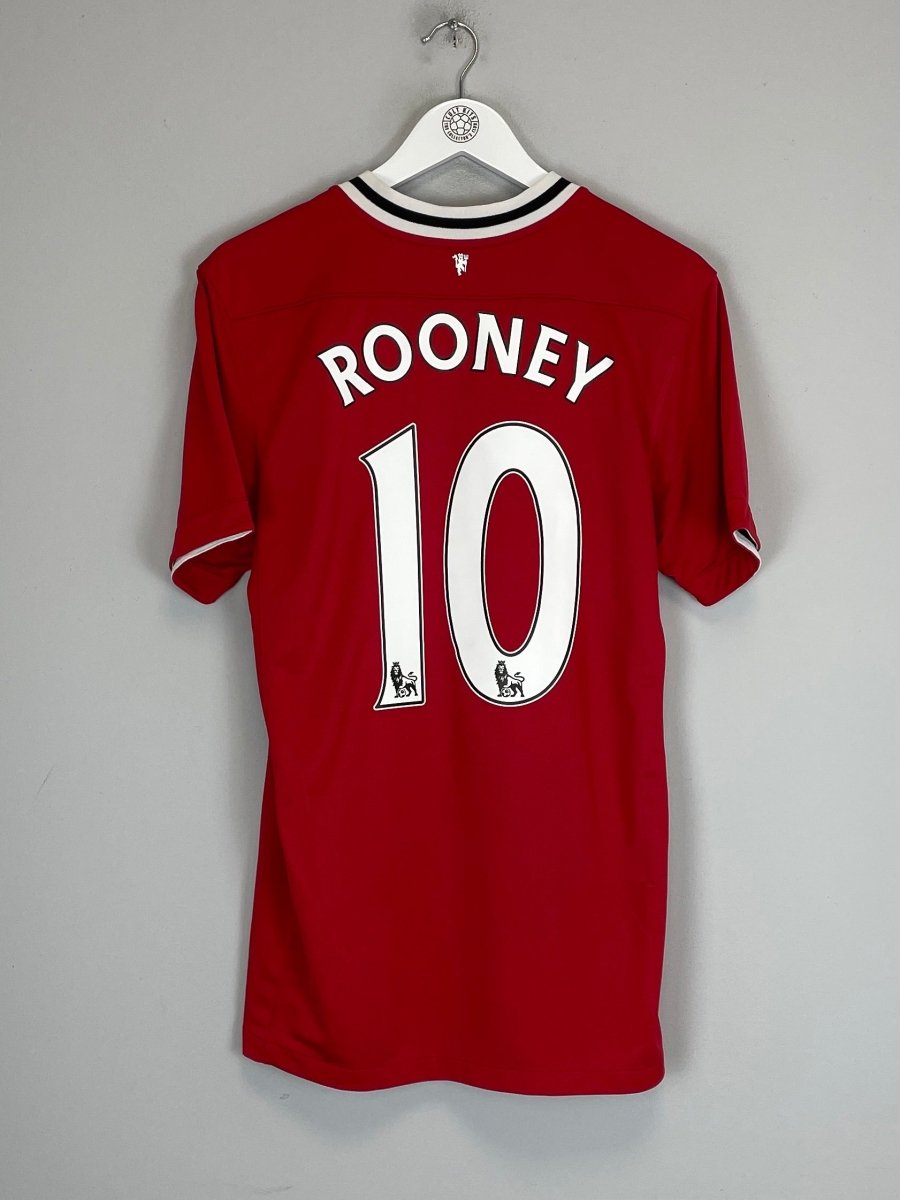 2011/12 MANCHESTER UNITED ROONEY 10 HOME SHIRT (M) NIKE - Cult Kits - Medium - Buy Vintage Football Shirts, Authentic Retro Football Shirts For Sale, Classic Football Shirts & Soccer Jersey