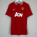 2011/12 MANCHESTER UNITED ROONEY 10 HOME SHIRT (M) NIKE - Cult Kits - Medium - Buy Vintage Football Shirts, Authentic Retro Football Shirts For Sale, Classic Football Shirts & Soccer Jersey