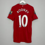 Shop 2011/12 MANCHESTER UNITED ROONEY #10 HOME SHIRT (M) NIKE, classic football shirts, vintage football shirts & retro soccer jerseys at Cult Kits