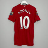 Shop 2011/12 MANCHESTER UNITED ROONEY #10 HOME SHIRT (M) NIKE, classic football shirts, vintage football shirts & retro soccer jerseys at Cult Kits