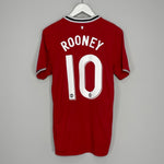 Shop 2011/12 MANCHESTER UNITED ROONEY #10 HOME SHIRT (M) NIKE, classic football shirts, vintage football shirts & retro soccer jerseys at Cult Kits