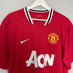 Shop 2011/12 MANCHESTER UNITED ROONEY #10 HOME SHIRT (XL) NIKE, classic football shirts, vintage football shirts & retro soccer jerseys at Cult Kits