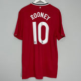 Shop 2011/12 MANCHESTER UNITED ROONEY #10 HOME SHIRT (XL) NIKE, classic football shirts, vintage football shirts & retro soccer jerseys at Cult Kits