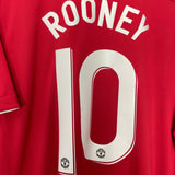 Shop 2011/12 MANCHESTER UNITED ROONEY #10 HOME SHIRT (XL) NIKE, classic football shirts, vintage football shirts & retro soccer jerseys at Cult Kits
