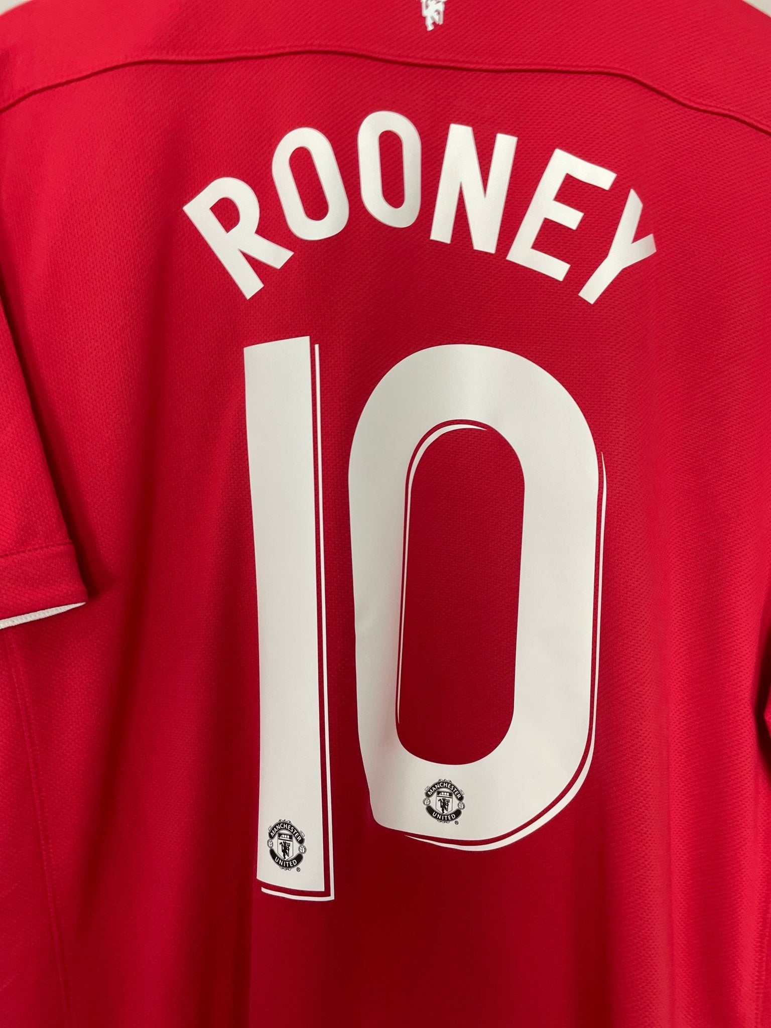 Shop 2011/12 MANCHESTER UNITED ROONEY #10 HOME SHIRT (XL) NIKE, classic football shirts, vintage football shirts & retro soccer jerseys at Cult Kits