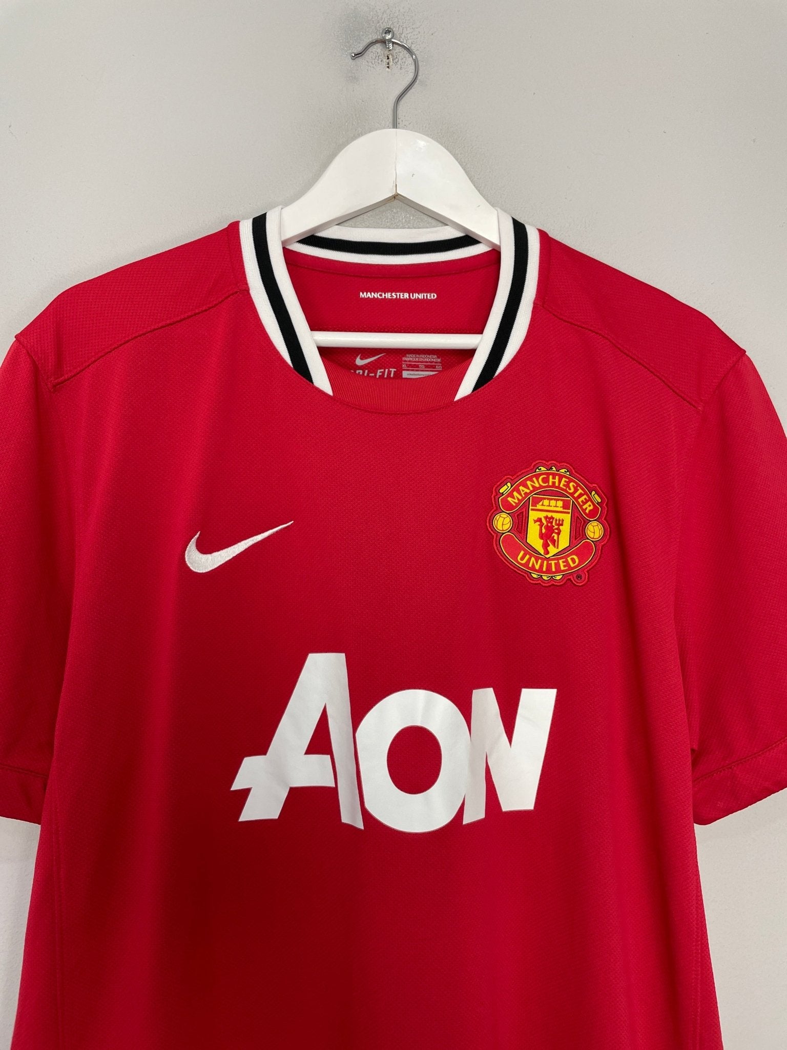 Shop 2011/12 MANCHESTER UNITED ROONEY #10 HOME SHIRT (XL) NIKE, classic football shirts, vintage football shirts & retro soccer jerseys at Cult Kits