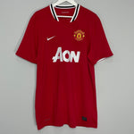 Shop 2011/12 MANCHESTER UNITED ROONEY #10 HOME SHIRT (XL) NIKE, classic football shirts, vintage football shirts & retro soccer jerseys at Cult Kits