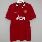 Shop 2011/12 MANCHESTER UNITED ROONEY #10 HOME SHIRT (XL) NIKE, classic football shirts, vintage football shirts & retro soccer jerseys at Cult Kits