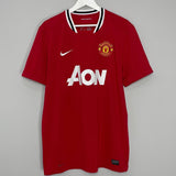 Shop 2011/12 MANCHESTER UNITED ROONEY #10 HOME SHIRT (XL) NIKE, classic football shirts, vintage football shirts & retro soccer jerseys at Cult Kits