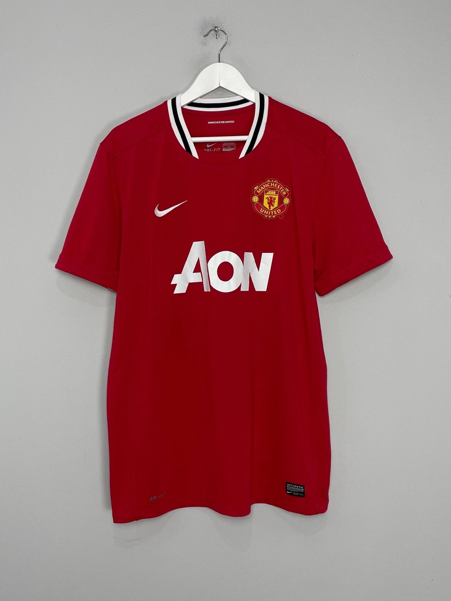Shop 2011/12 MANCHESTER UNITED ROONEY #10 HOME SHIRT (XL) NIKE, classic football shirts, vintage football shirts & retro soccer jerseys at Cult Kits