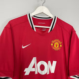Shop 2011/12 MANCHESTER UNITED ROONEY #10 HOME SHIRT (XXL) NIKE, classic football shirts, vintage football shirts & retro soccer jerseys at Cult Kits