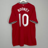 Shop 2011/12 MANCHESTER UNITED ROONEY #10 HOME SHIRT (XXL) NIKE, classic football shirts, vintage football shirts & retro soccer jerseys at Cult Kits