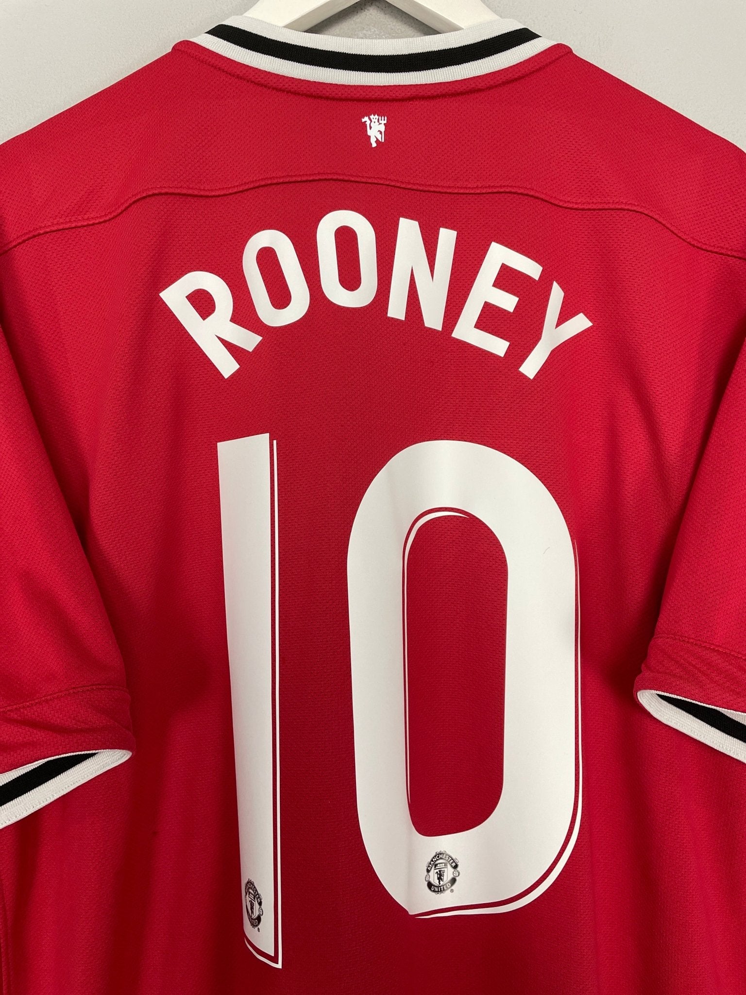 Shop 2011/12 MANCHESTER UNITED ROONEY #10 HOME SHIRT (XXL) NIKE, classic football shirts, vintage football shirts & retro soccer jerseys at Cult Kits