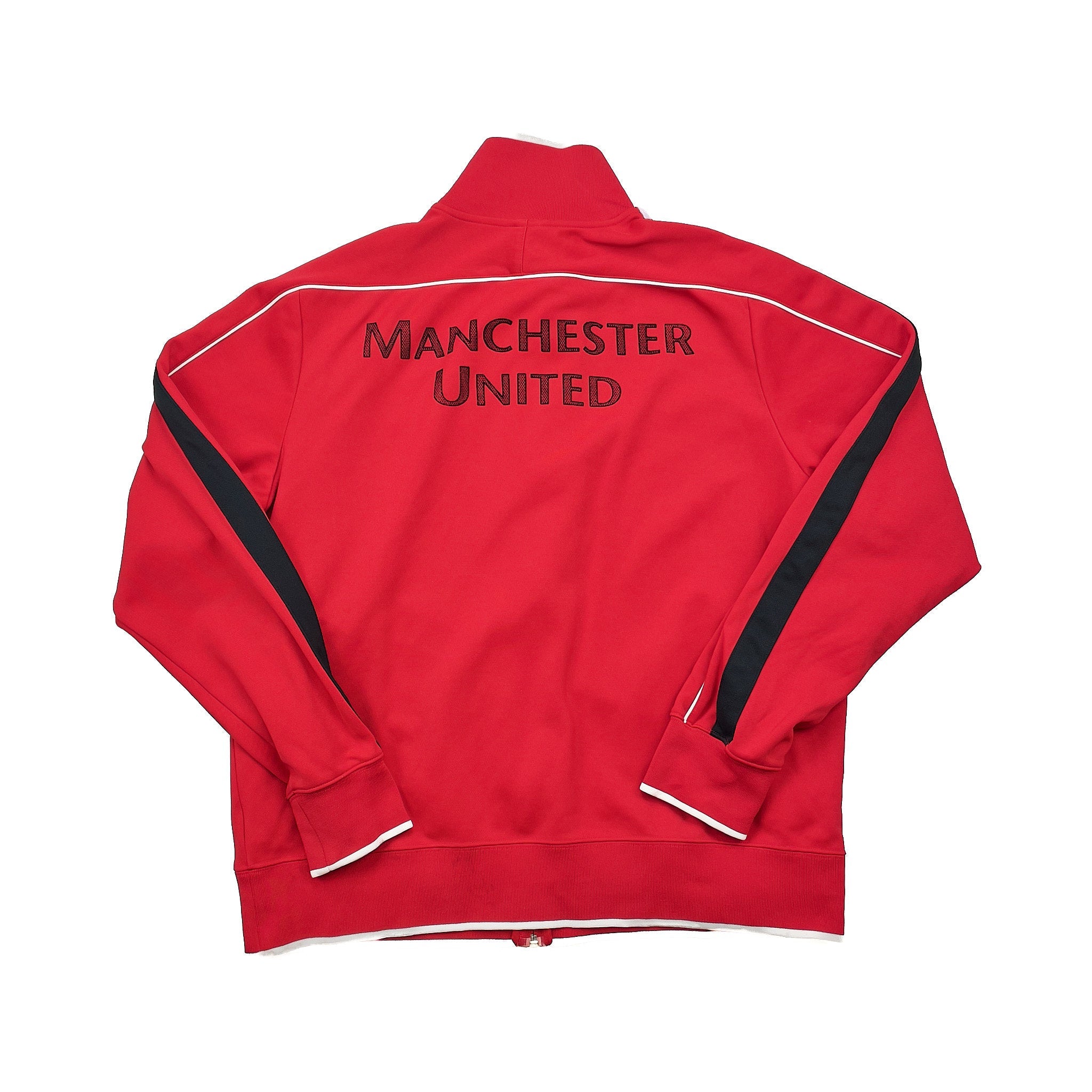 Buy 2011/12 Manchester United Track Jacket (XL) Nike ~ Free worldwide shipping available ~ Authentic Vintage Football Shirts from Cult Kits
