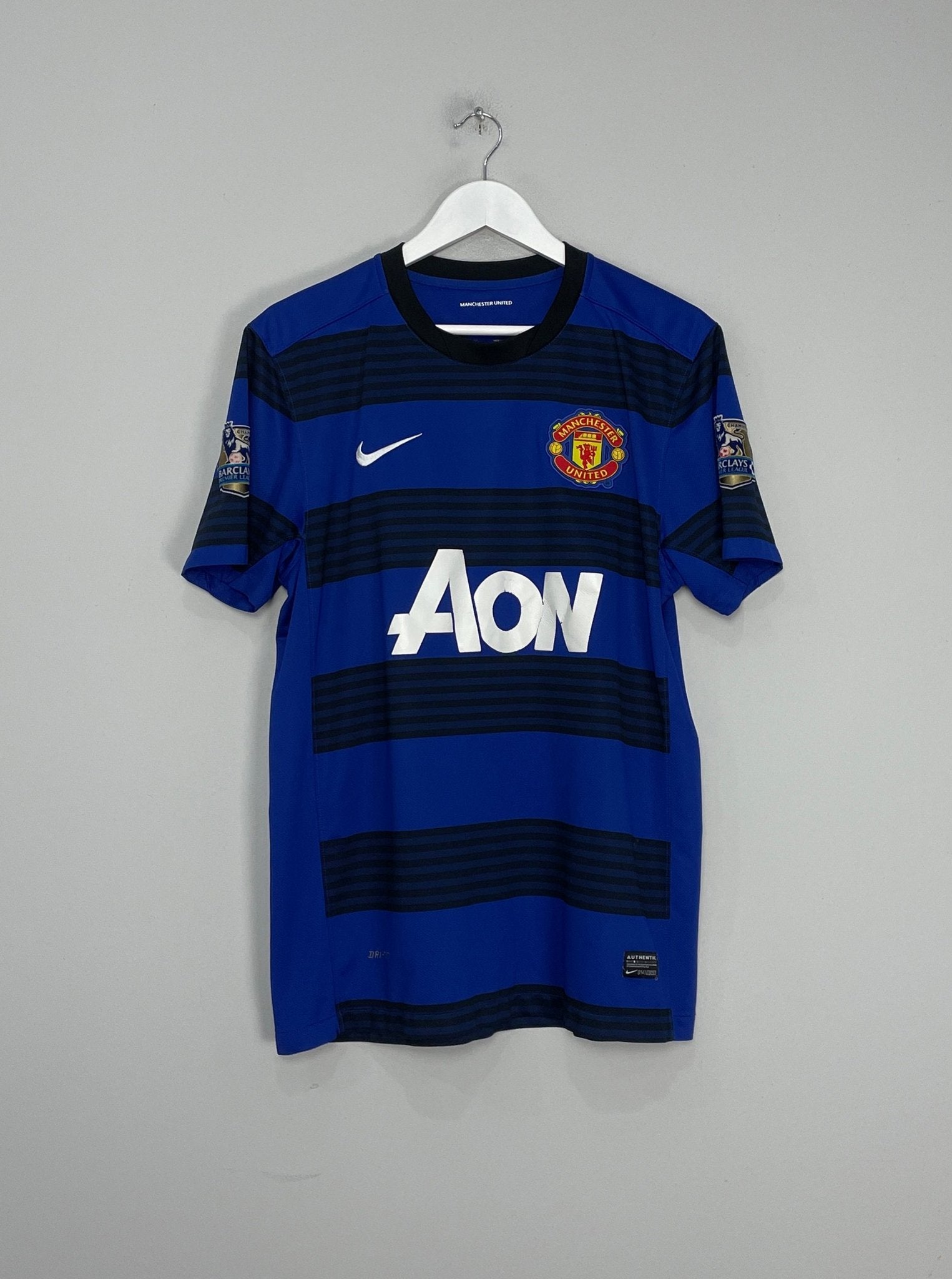 Shop 2011/12 MANCHESTER UNITED VIDIC #15 AWAY SHIRT (L) NIKE, classic football shirts, vintage football shirts & retro soccer jerseys at Cult Kits