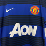 Shop 2011/12 MANCHESTER UNITED VIDIC #15 AWAY SHIRT (L) NIKE, classic football shirts, vintage football shirts & retro soccer jerseys at Cult Kits