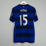 Shop 2011/12 MANCHESTER UNITED VIDIC #15 AWAY SHIRT (L) NIKE, classic football shirts, vintage football shirts & retro soccer jerseys at Cult Kits