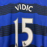 Shop 2011/12 MANCHESTER UNITED VIDIC #15 AWAY SHIRT (L) NIKE, classic football shirts, vintage football shirts & retro soccer jerseys at Cult Kits