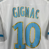 Shop 2011/12 MARSEILLE GIGNAC #10 HOME SHIRT (L) ADIDAS, classic football shirts, vintage football shirts & retro soccer jerseys at Cult Kits