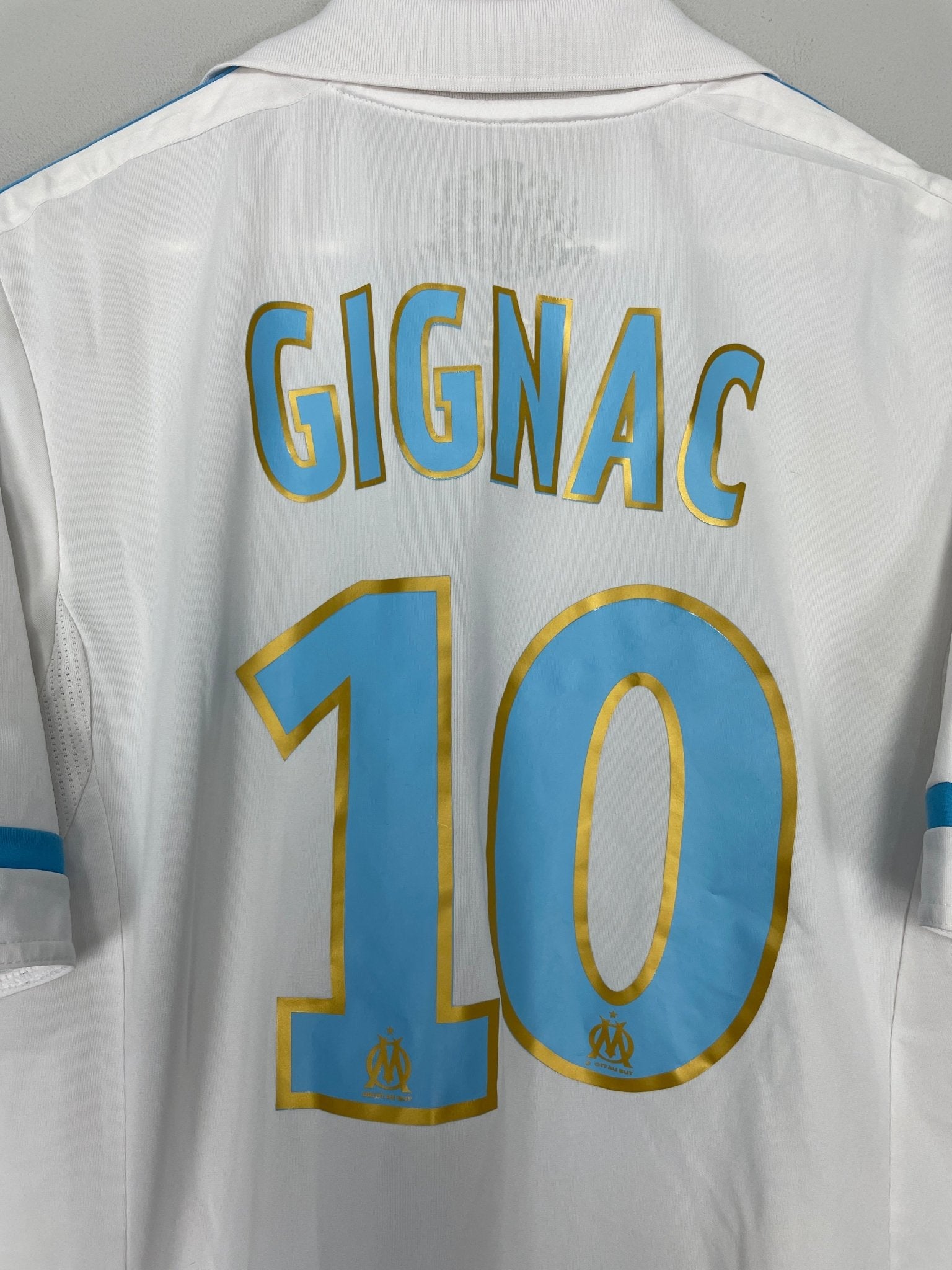 Shop 2011/12 MARSEILLE GIGNAC #10 HOME SHIRT (L) ADIDAS, classic football shirts, vintage football shirts & retro soccer jerseys at Cult Kits