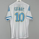 Shop 2011/12 MARSEILLE GIGNAC #10 HOME SHIRT (L) ADIDAS, classic football shirts, vintage football shirts & retro soccer jerseys at Cult Kits