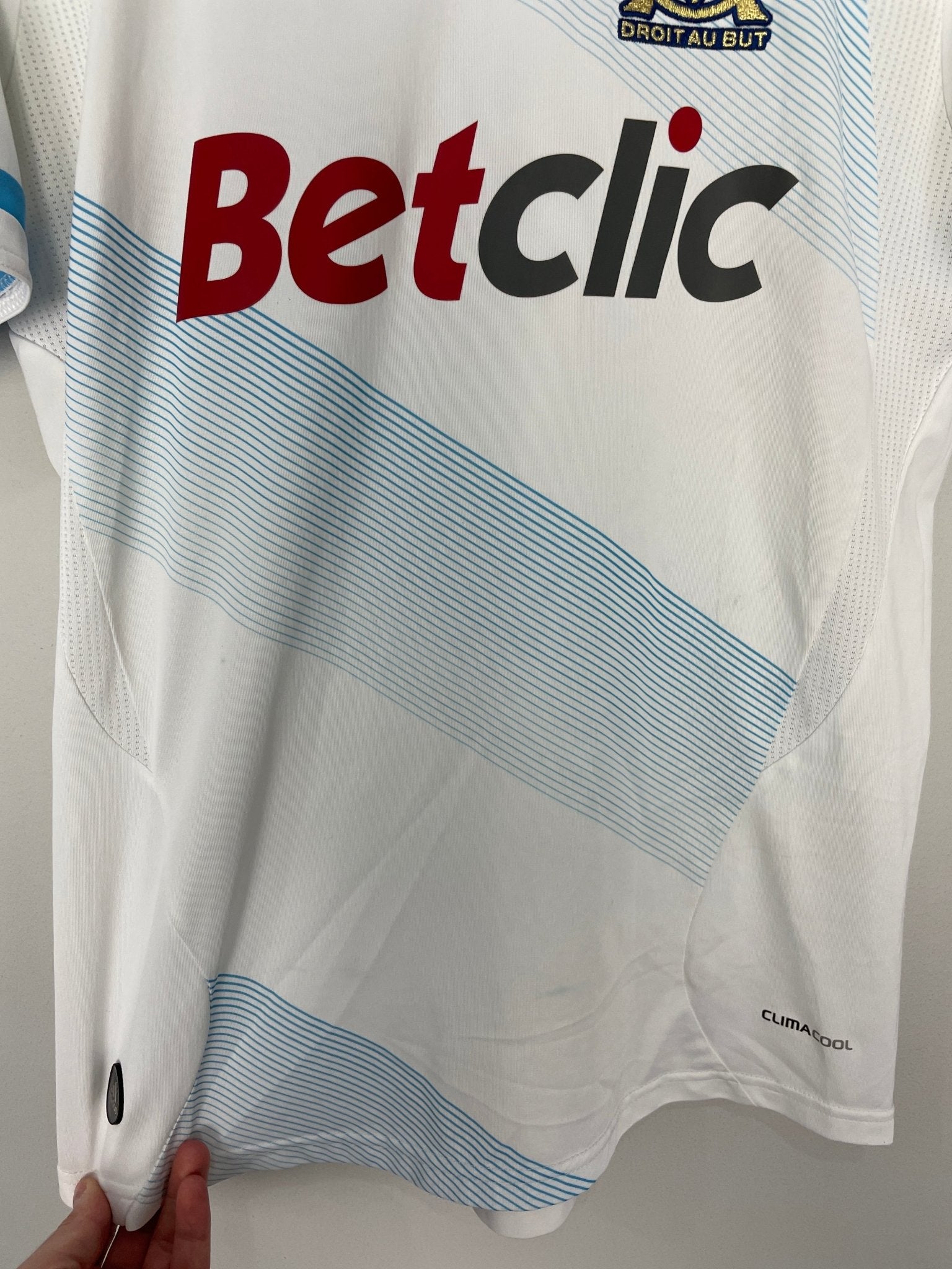 Shop 2011/12 MARSEILLE HOME SHIRT (M) ADIDAS, classic football shirts, vintage football shirts & retro soccer jerseys at Cult Kits