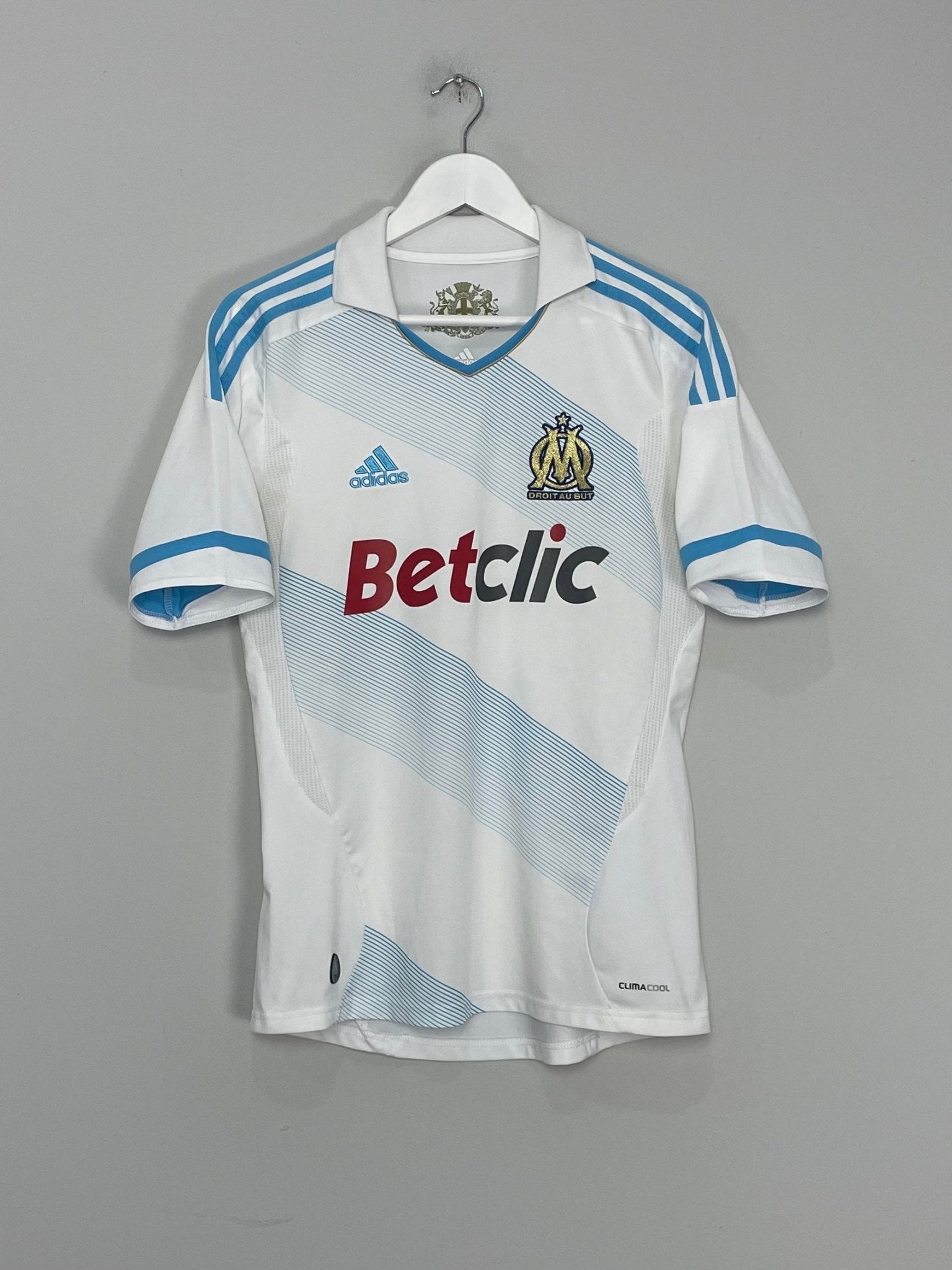 Shop 2011/12 MARSEILLE HOME SHIRT (S) ADIDAS, classic football shirts, vintage football shirts & retro soccer jerseys at Cult Kits