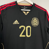 Shop 2011/12 MEXICO A.PULIDO #20 L/S *PLAYER ISSUE* AWAY SHIRT (L) ADIDAS, classic football shirts, vintage football shirts & retro soccer jerseys at Cult Kits