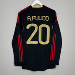 Shop 2011/12 MEXICO A.PULIDO #20 L/S *PLAYER ISSUE* AWAY SHIRT (L) ADIDAS, classic football shirts, vintage football shirts & retro soccer jerseys at Cult Kits