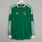 Shop 2011/12 MEXICO L/S HOME SHIRT (L) ADIDAS, classic football shirts, vintage football shirts & retro soccer jerseys at Cult Kits