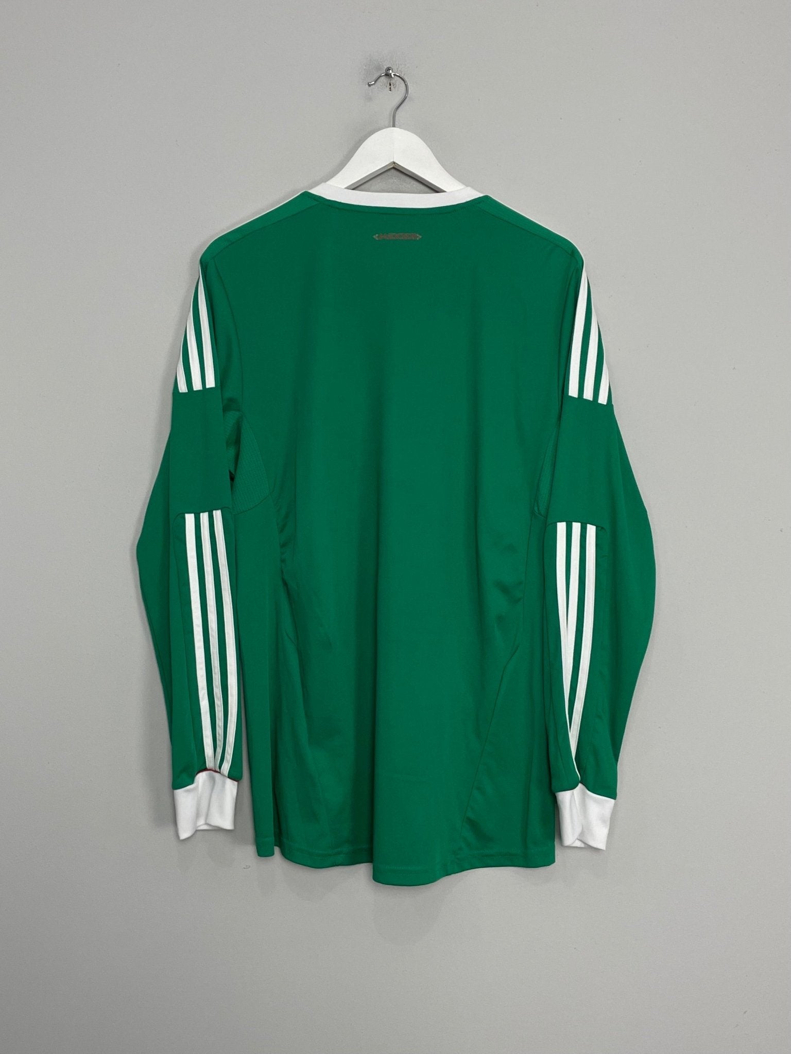 Shop 2011/12 MEXICO L/S HOME SHIRT (L) ADIDAS, classic football shirts, vintage football shirts & retro soccer jerseys at Cult Kits