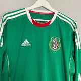 Shop 2011/12 MEXICO L/S HOME SHIRT (L) ADIDAS, classic football shirts, vintage football shirts & retro soccer jerseys at Cult Kits