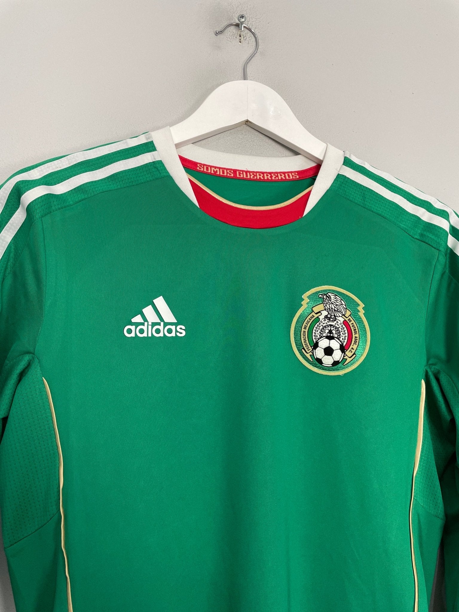 Shop 2011/12 MEXICO *PLAYER ISSUE* HOME SHIRT (M) ADIDAS, classic football shirts, vintage football shirts & retro soccer jerseys at Cult Kits