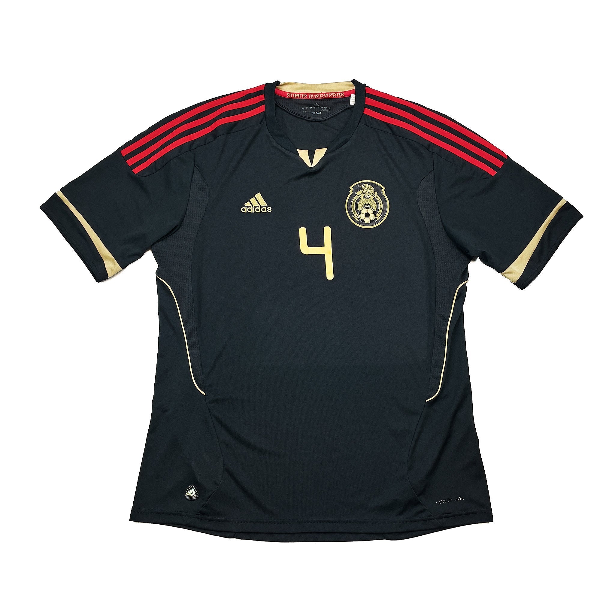 Buy 2011/12 Mexico R.Marquez 4 Away Shirt (L) Adidas ~ Free worldwide shipping available ~ Authentic Vintage Football Shirts from Cult Kits