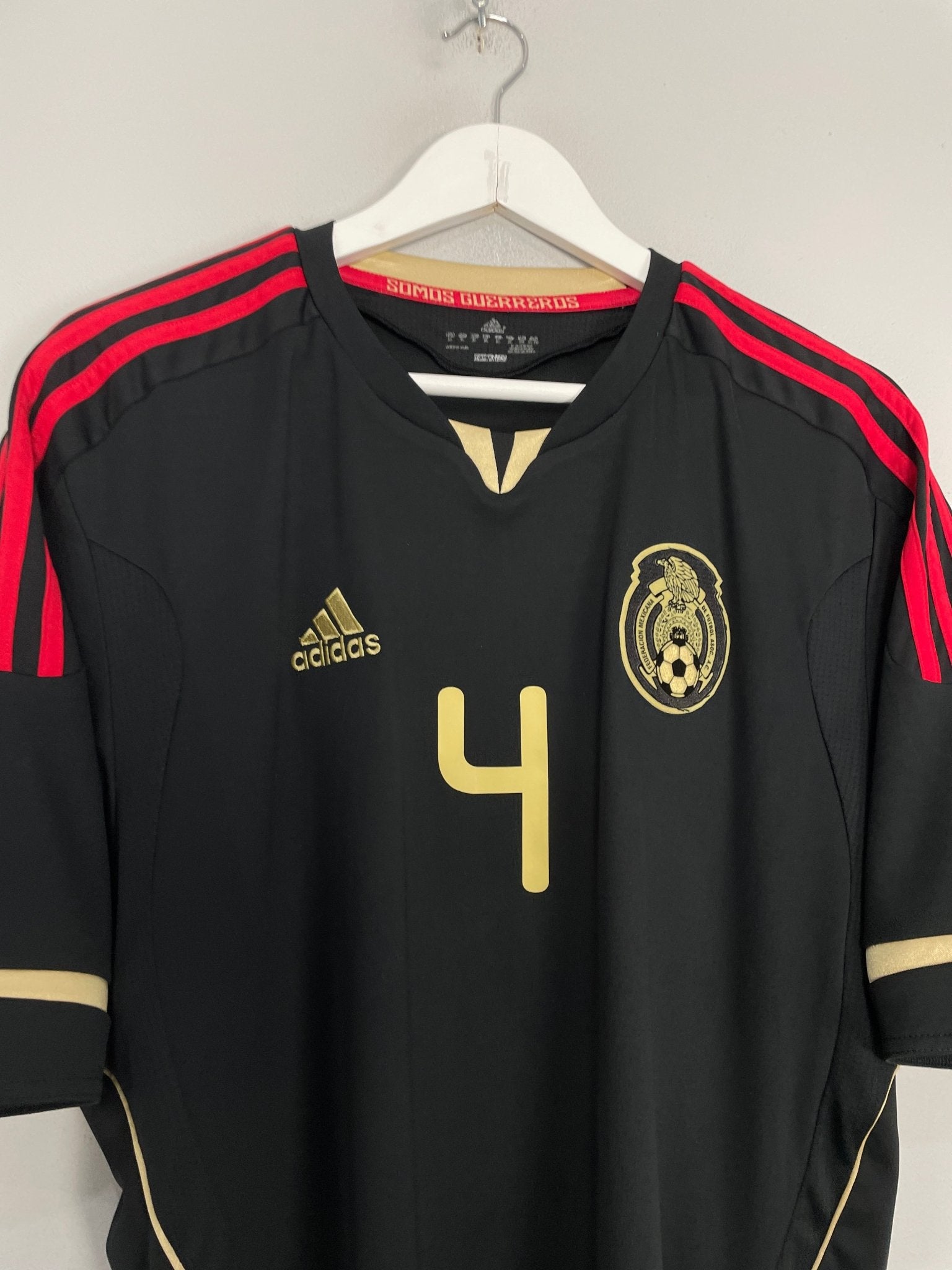 Shop 2011/12 MEXICO R.MARQUEZ #4 AWAY SHIRT (XL) ADIDAS, classic football shirts, vintage football shirts & retro soccer jerseys at Cult Kits