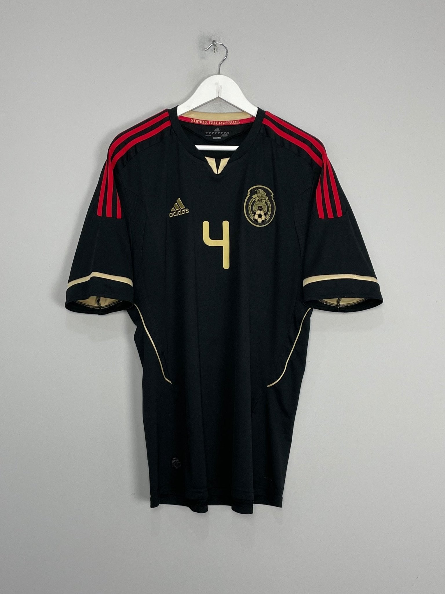 Shop 2011/12 MEXICO R.MARQUEZ #4 AWAY SHIRT (XL) ADIDAS, classic football shirts, vintage football shirts & retro soccer jerseys at Cult Kits