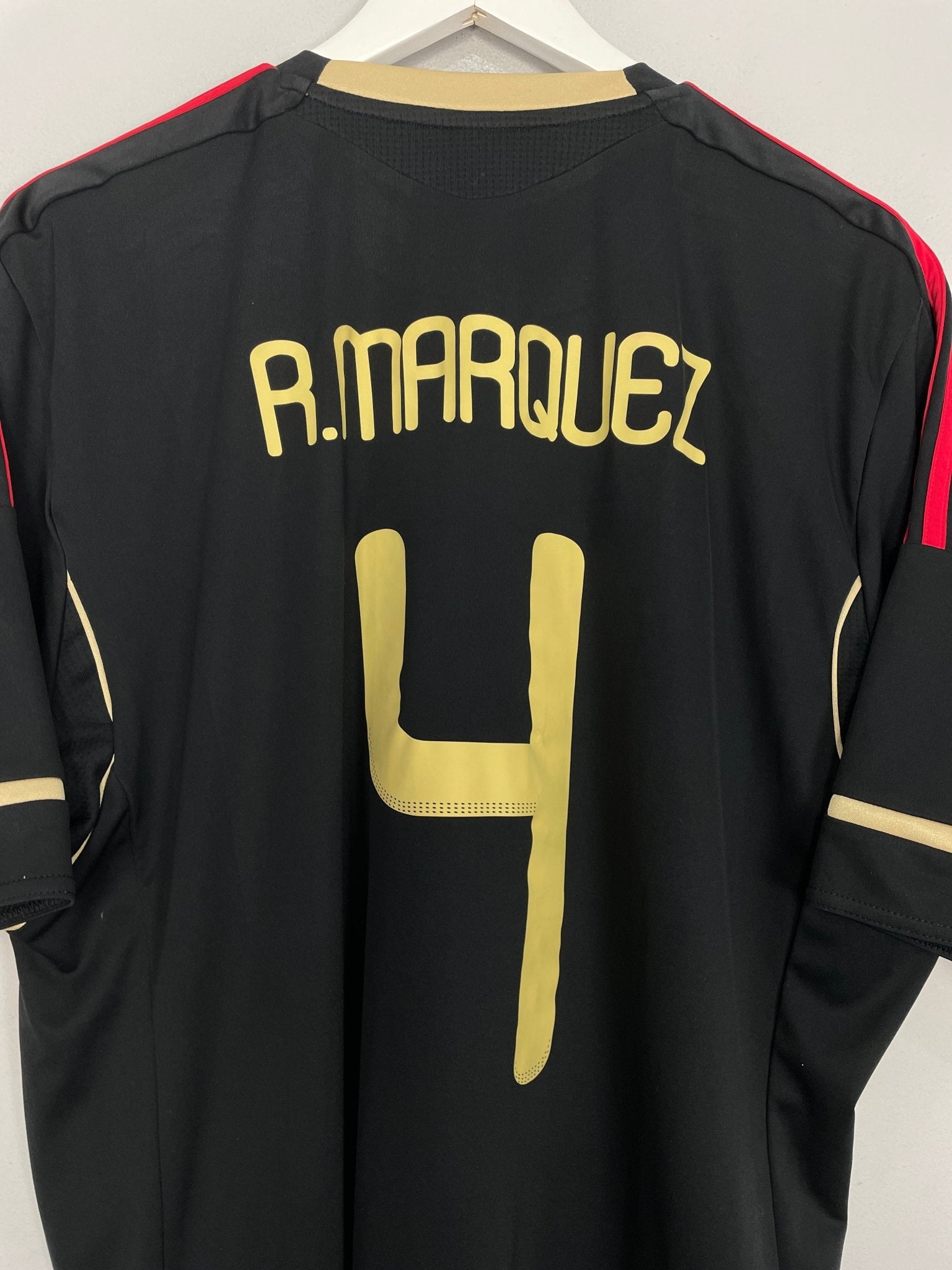 Shop 2011/12 MEXICO R.MARQUEZ #4 AWAY SHIRT (XL) ADIDAS, classic football shirts, vintage football shirts & retro soccer jerseys at Cult Kits