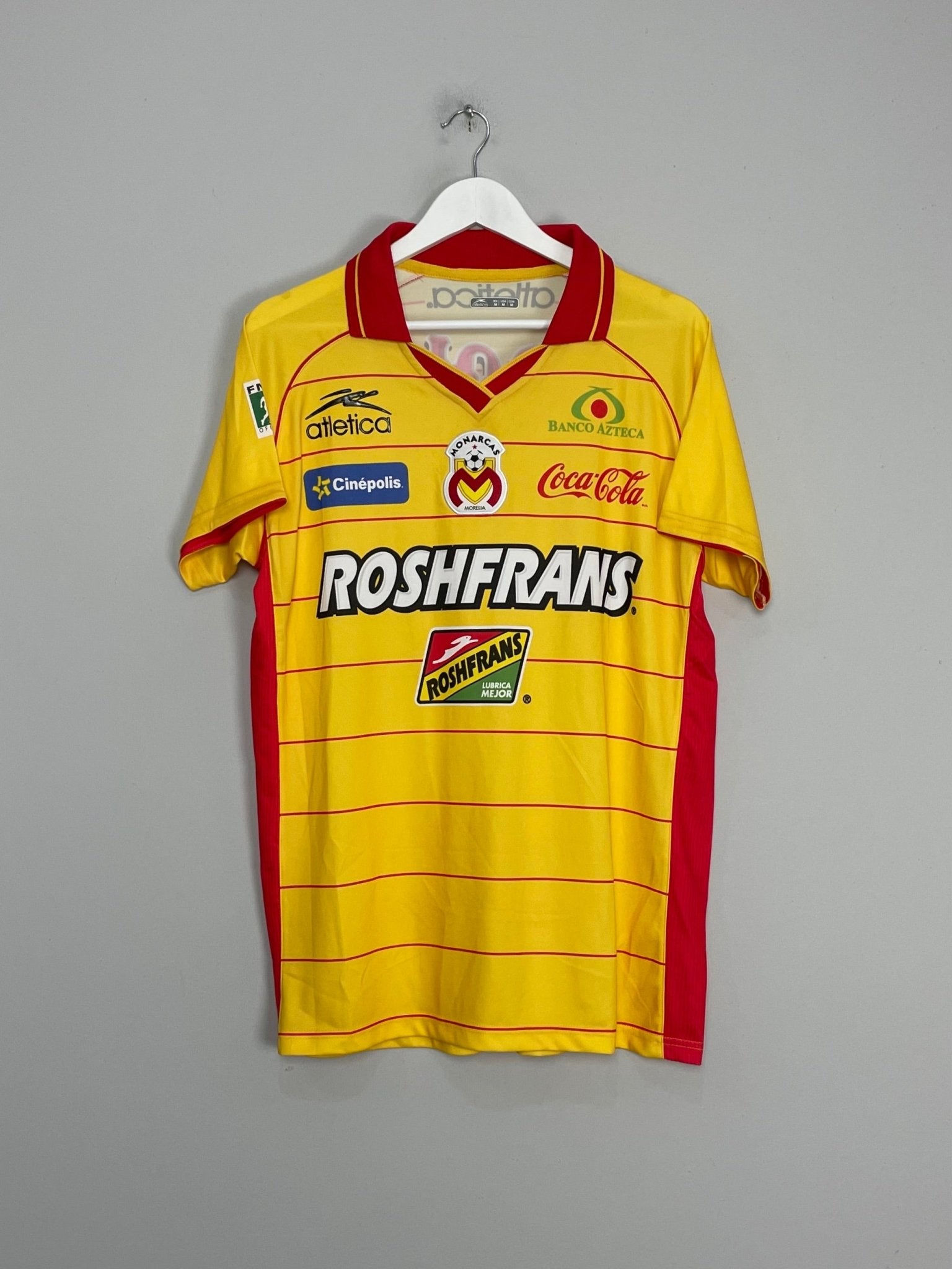 Shop 2011/12 MONARCAS MORELIA HOME SHIRT (M) ATLETICA, classic football shirts, vintage football shirts & retro soccer jerseys at Cult Kits