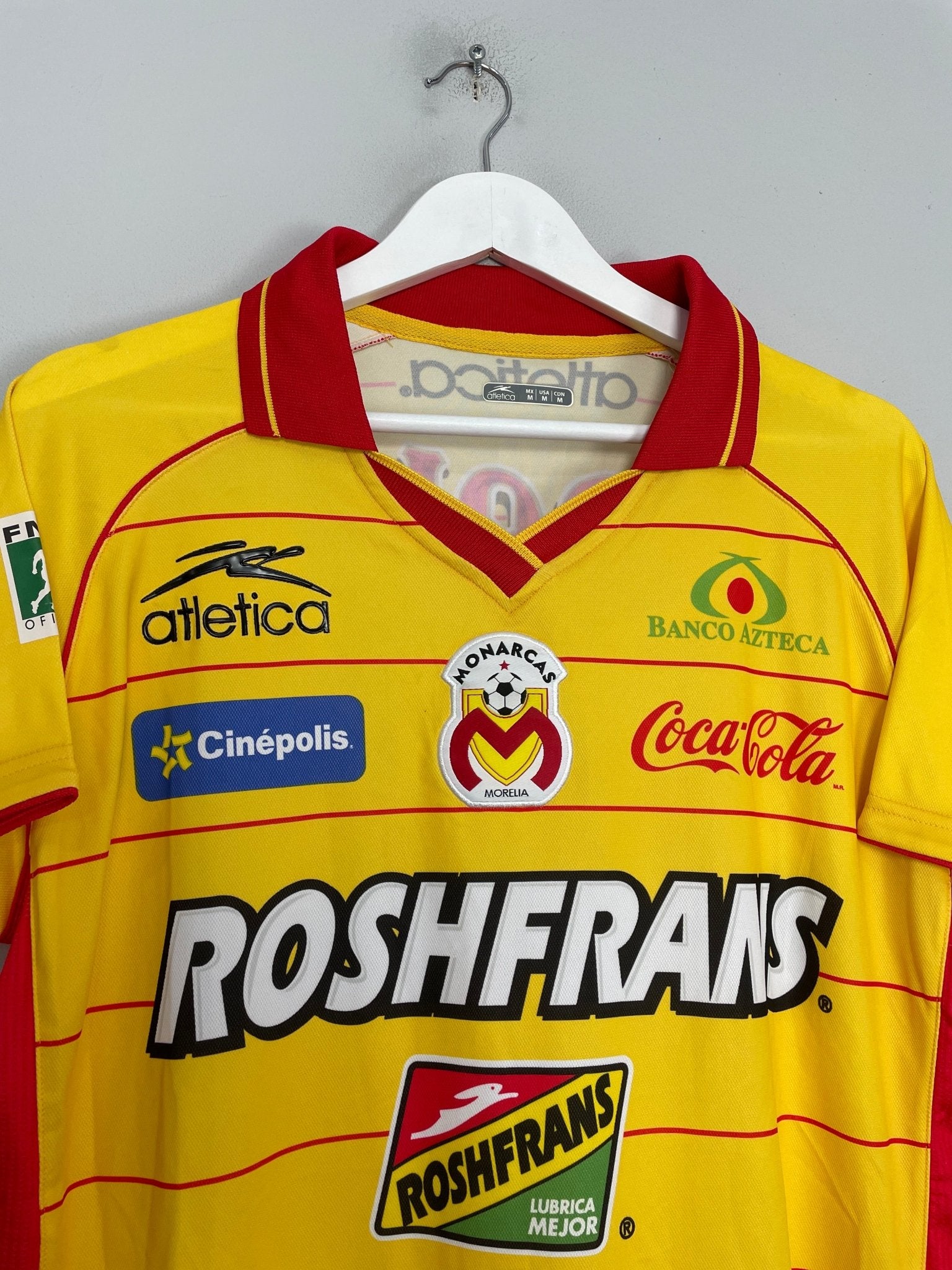 Shop 2011/12 MONARCAS MORELIA HOME SHIRT (M) ATLETICA, classic football shirts, vintage football shirts & retro soccer jerseys at Cult Kits