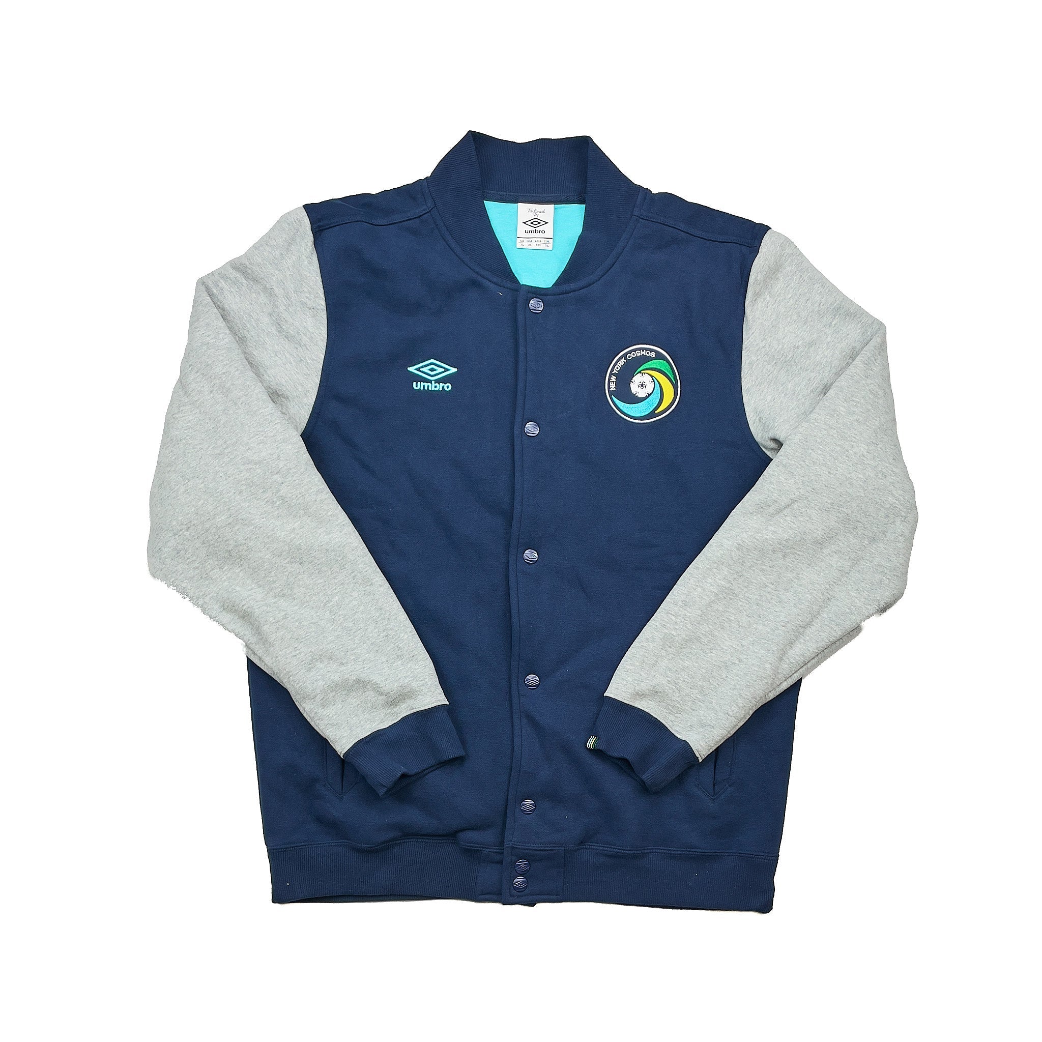 Buy 2011/12 New York Cosmos *BNWOT* Baseball Fleece Jacket (XL) Umbro ~ Free worldwide shipping ~ Authentic Vintage Football Shirts from Cult Kits