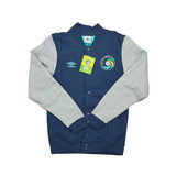 Buy 2011/12 New York Cosmos *BNWT* Fleece Baseball Jacket (Multiple Sizes) Umbro ~ Free worldwide shipping ~ Authentic Vintage Football Shirts from Cult Kits