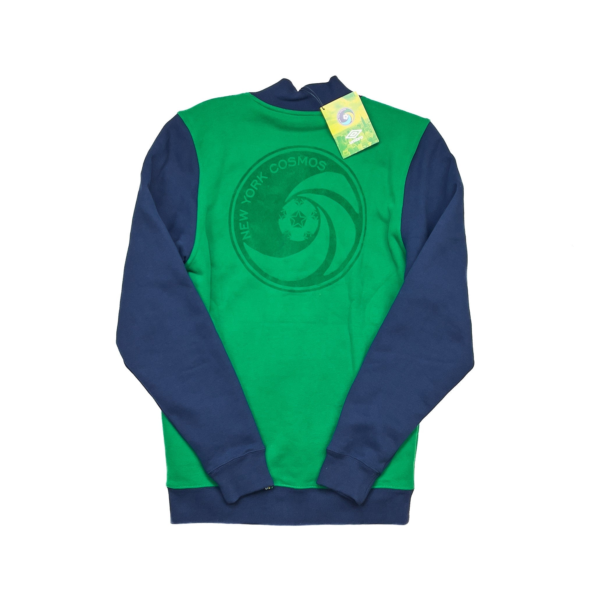 Buy 2011/12 New York Cosmos *BNWT* Fleece Baseball Jacket (S) Umbro ~ Free worldwide shipping ~ Authentic Vintage Football Shirts from Cult Kits