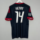Shop 2011/12 NEW YORK RED BULLS HENRY #14 AWAY SHIRT (M) ADIDAS, classic football shirts, vintage football shirts & retro soccer jerseys at Cult Kits